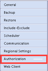sidebar click authorization
